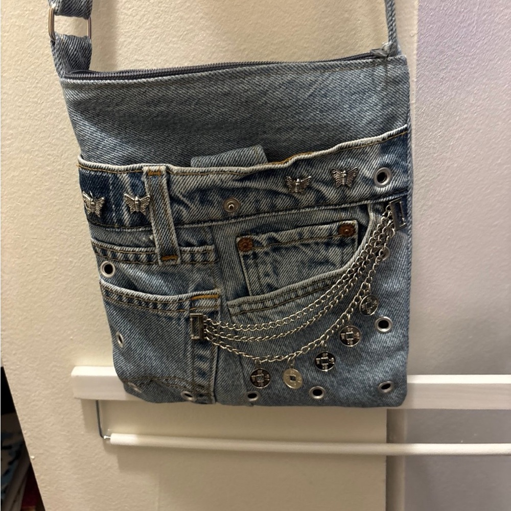 Denim Crossbody Purse
